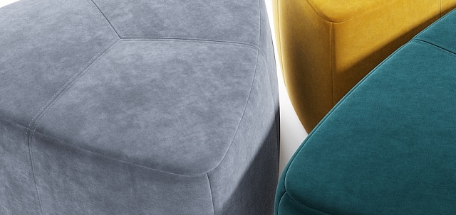 Необычный дизайнерский пуф Медиатор на заказ 